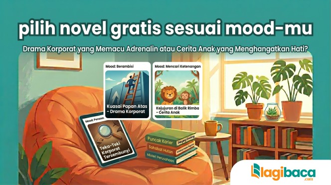 Lagi Galau atau Butuh Motivasi? Ini Rekomendasi Novel Gratis di Lagibaca yang Pas dengan Mood Kamu!